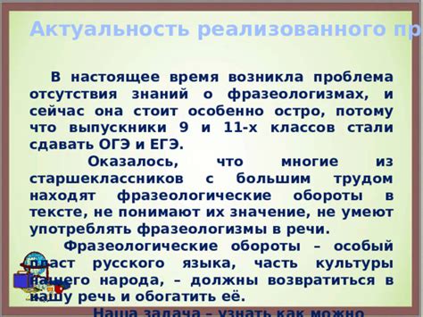 Корректность языка в тексте проекта