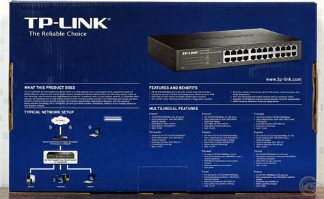 Краткое описание коммутатора TP-LINK TL-SG116