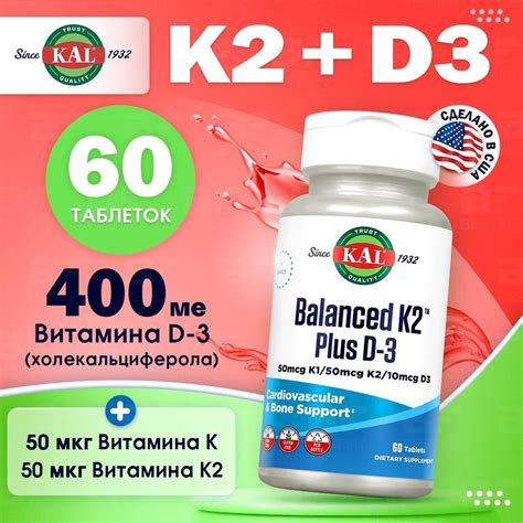 Лучшие источники витаминов D3 и K2 для обеспечения оптимального питания