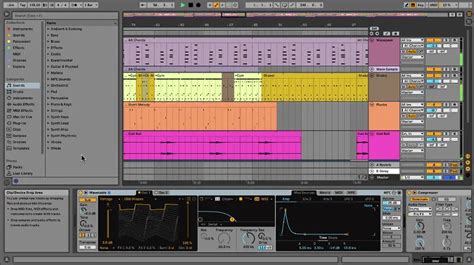 Микширование и мастеринг основного басового звука в Ableton