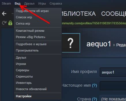 Настройка механизма безопасности для основного профиля в Steam