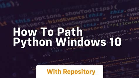 Настройка необходимых компонентов для поддержки Python в операционной системе