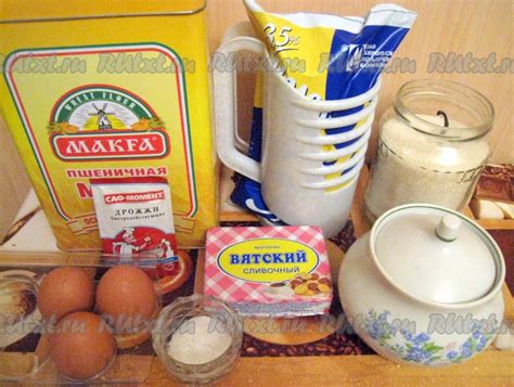 Необходимые ингредиенты для приготовления ароматных кулинарных произведений