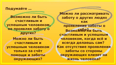 Несбалансированность внимания и заботы со стороны партнера