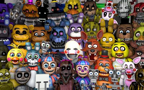 Новые герои из игры Five Nights at Freddy’s