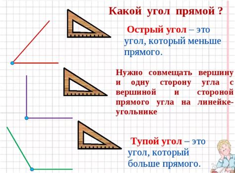 Обнаружение признаков непрямого угла