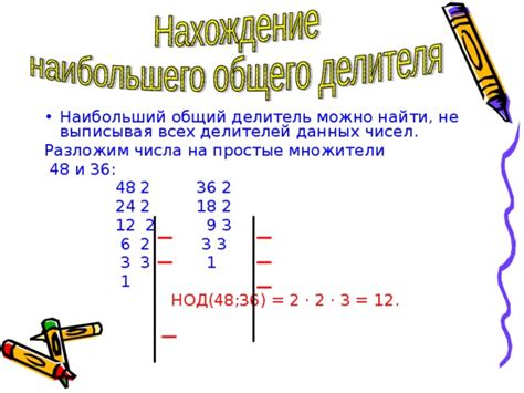 Общие множители чисел 483 и 366