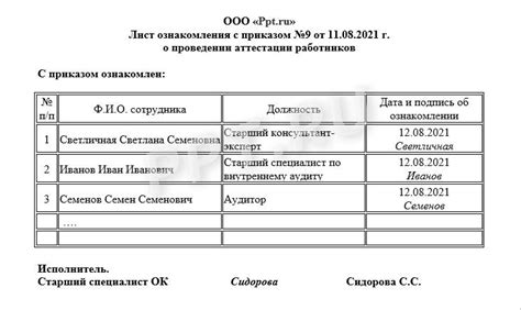 Ознакомление с документацией и инструкциями