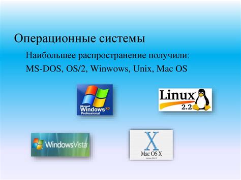 Операционная система и пользовательский интерфейс