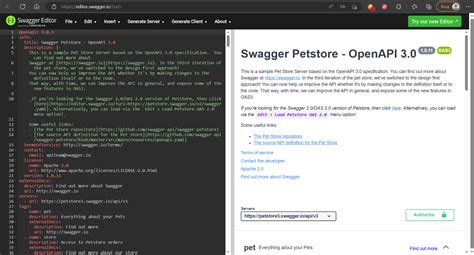 Описание маршрутов и параметров в Swagger