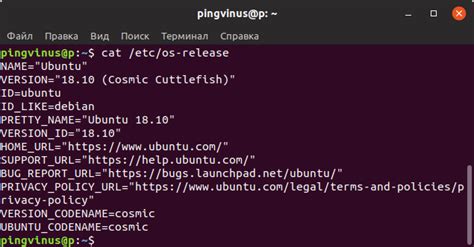 Определение версии Ubuntu через файл "/etc/os-release"