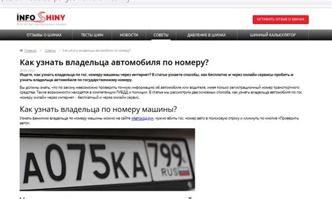 Определение владельца автомобиля по регистрационному номеру