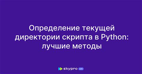 Определение главной директории