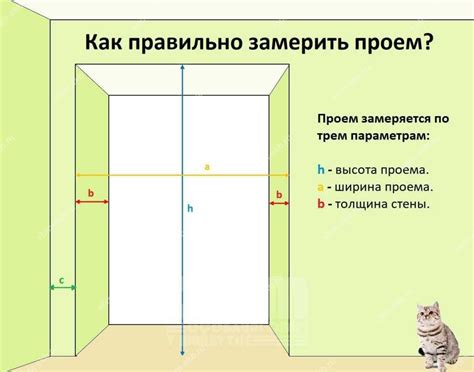 Определение размеров проема для точной установки экрана