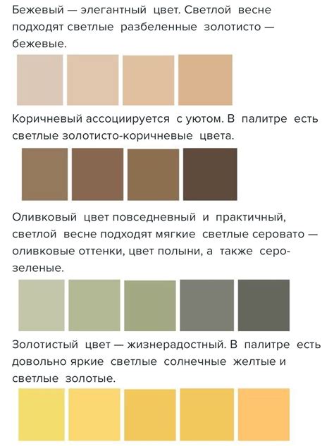 Определение холодного или теплого оттенка:

