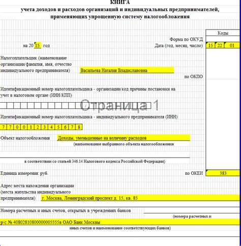 Организация и документирование расходов в рамках налогового учета