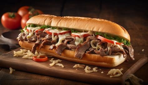 Освежающий сэндвич с нежным мясом индейки и свежими овощами