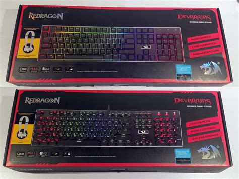 Основные настройки RGB подсветки клавиатуры Red Dragon