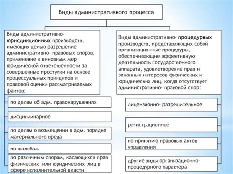 Основные понятия юридического процесса в общем порядке