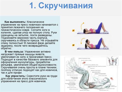 Основные принципы снижения веса и укрепления мышц брюшного пресса