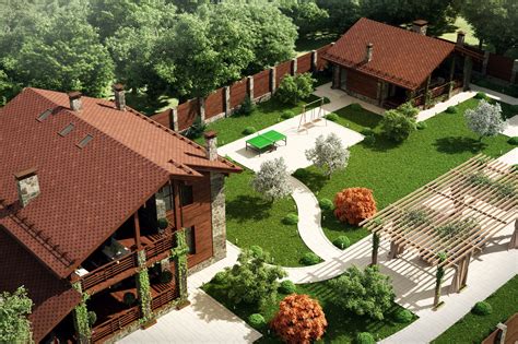 Основные принципы формирования пространства рядом с жилым домом
