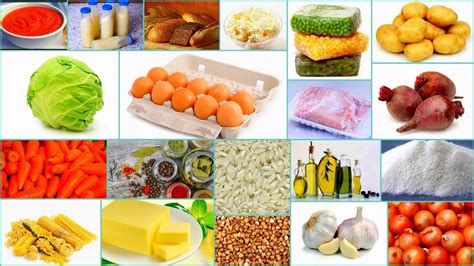 Основные продукты, нужные для приготовления