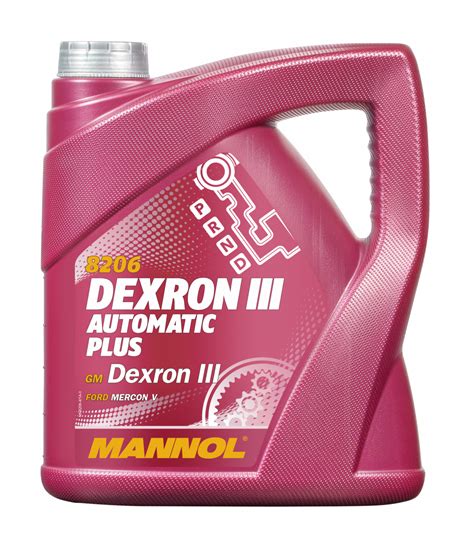 Основные составляющие Dexron 3