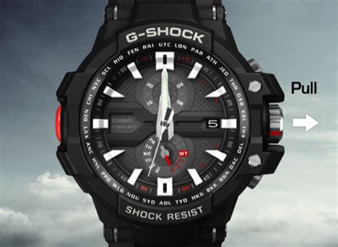 Основные функции будильника на часах G-Shock