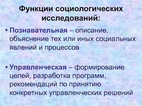 Основные элементы исследования социальных явлений