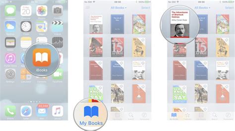 Отправка книги в iBooks через AirDrop на iPhone