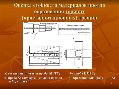 Оценка прочности и стойкости материалов