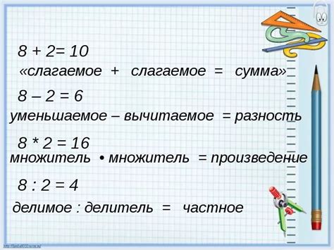 Ошибки при умножении и делении