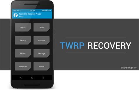 Первое знакомство с TWRP Recovery и настройка
