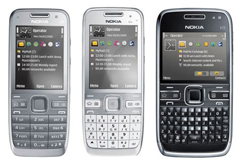 Первоначальная настройка смартфона Nokia e52