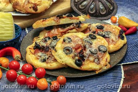 Пицца с пепперони и сыром "Моцарелла"
