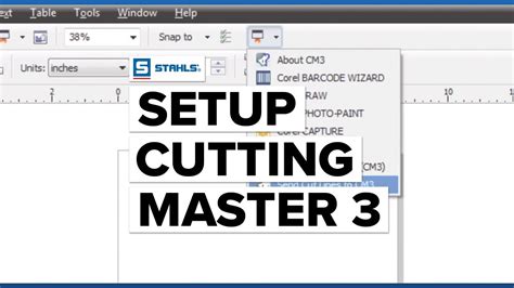 Подготовка к инсталляции программы Cutting Master 3 в CorelDRAW X8