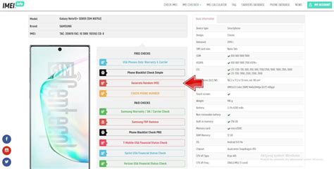 Подготовка устройства к изменению IMEI на модели Samsung