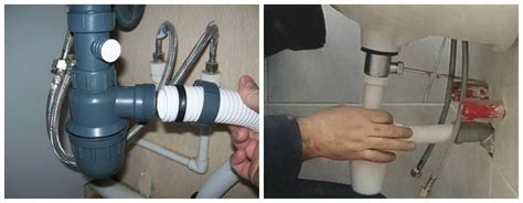 Подключение водопровода к раковине для ног