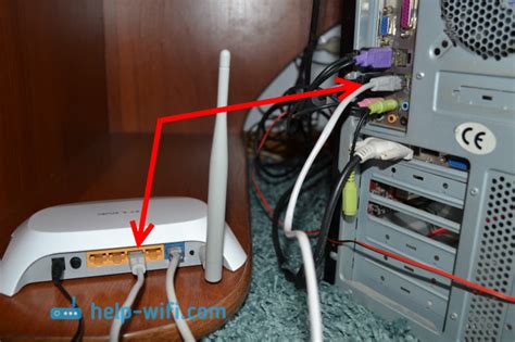 Подключение к компьютеру или роутеру по Ethernet-кабелю