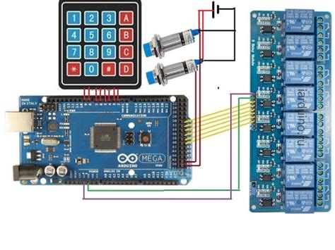 Подключение переключателей к плате Arduino Nano