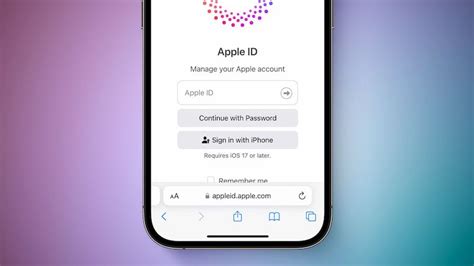 Подтверждение установки с помощью Face ID/Touch ID или пароля