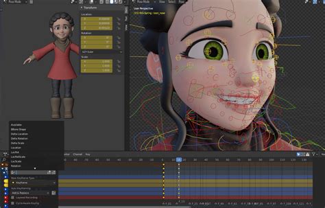 Подходы к анимации лианы в Blender для создания живого и органичного движения