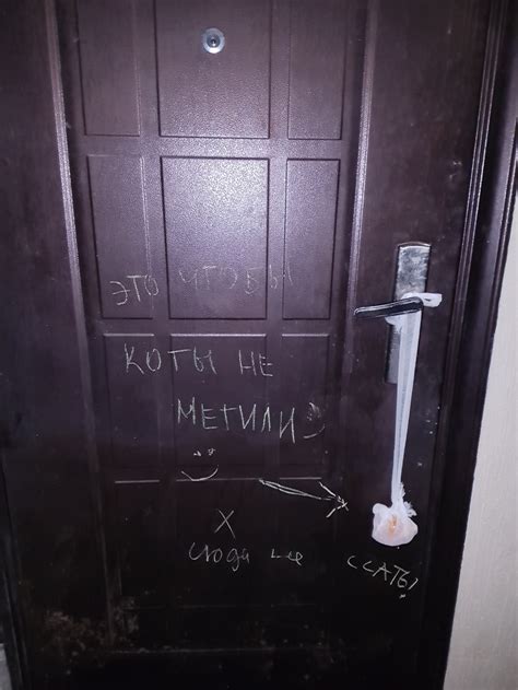 Поиск сообщений на стенах и дверях