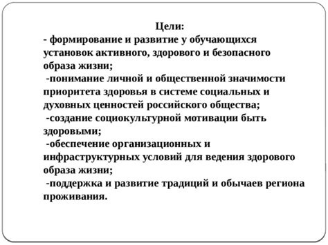Понимание значимости личной сферы
