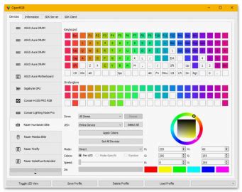 Популярные программы для управления RGB-подсветкой ОЗУ