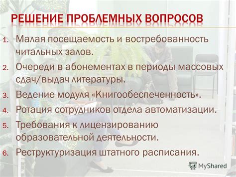 Посещаемость и очереди