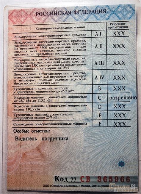 Права водителя с особой отметкой в свидетельстве