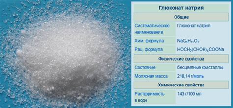 Преимущества использования глюконата натрия
