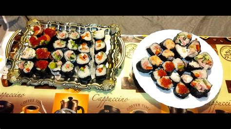 Приготовление вкусных роллов цезарь с куриной начинкой