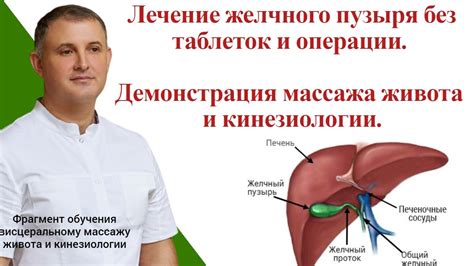 Применение компрессов и массажа в лечении извилистости желчного органа